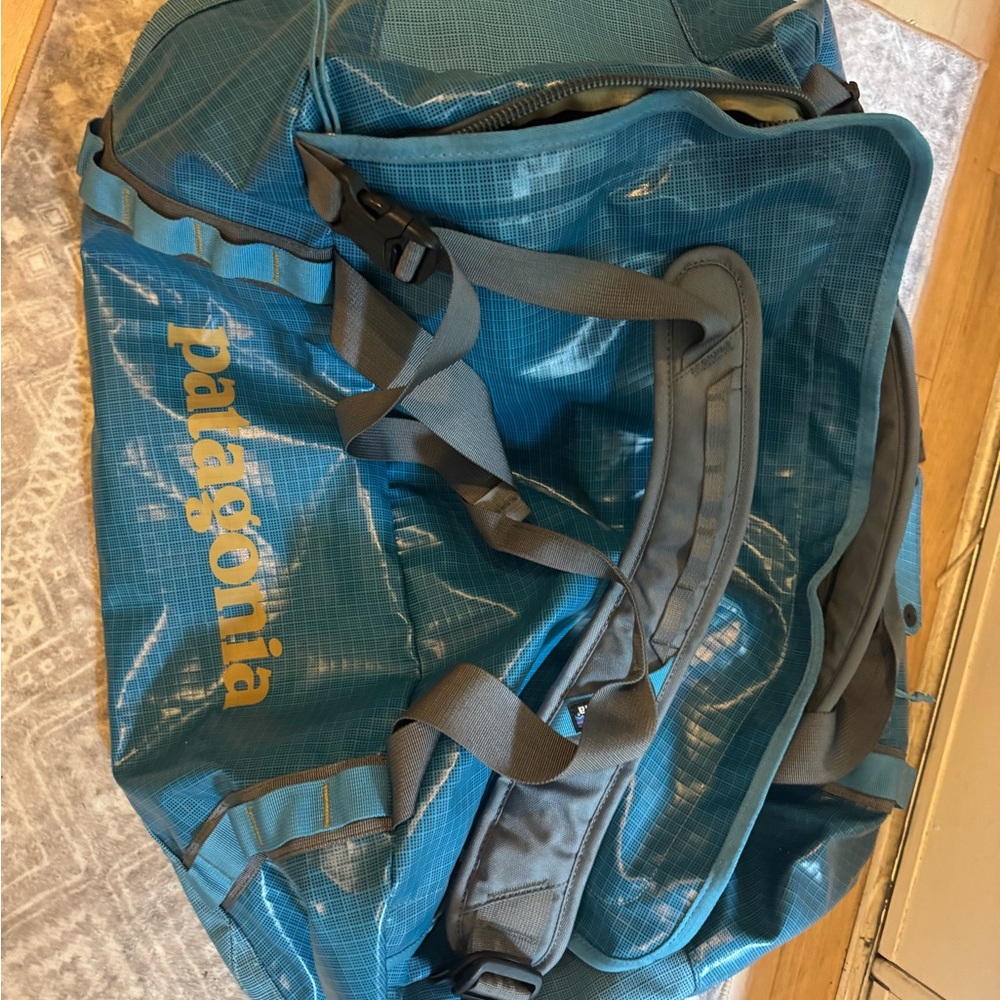 Patagonia Teal Duffel Bag
